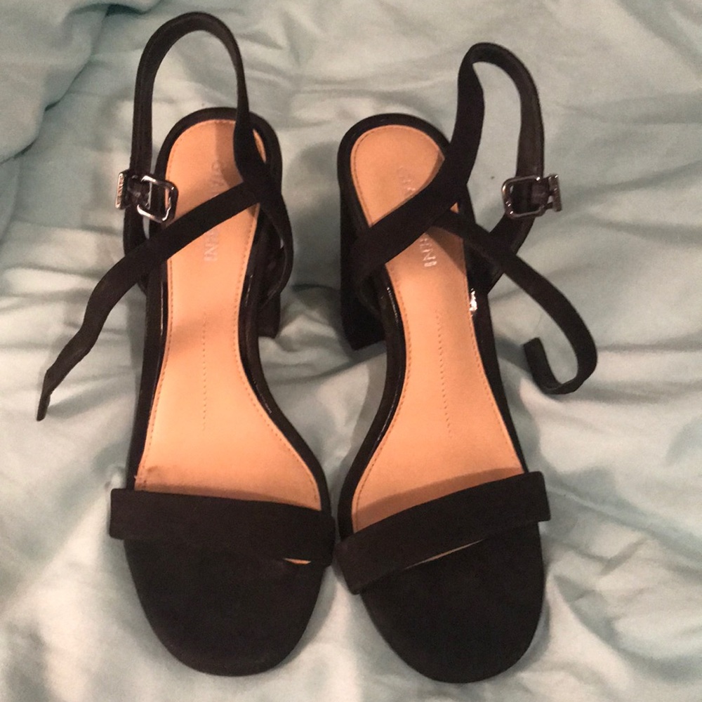7m black Gianni Bono high heel sandals